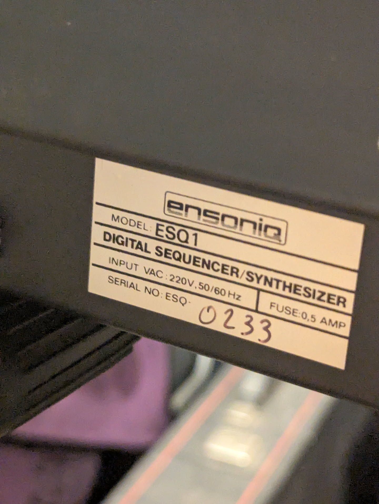 Ensoniq ESQ-1